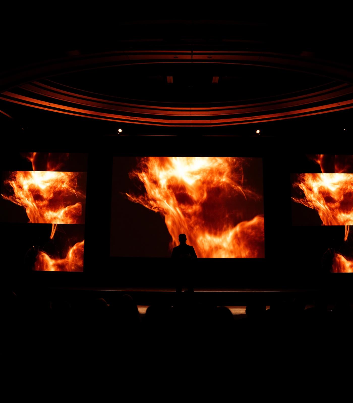 Keynote on stage